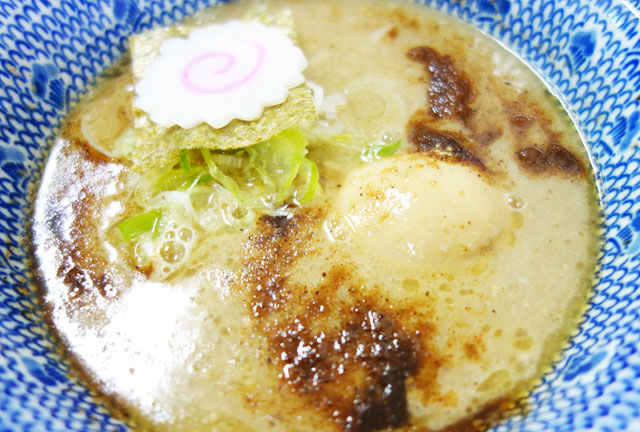【アクロスプラザ】古島駅前店「三竹寿」で味玉濃厚豚骨魚介つけ麺を食べたよ